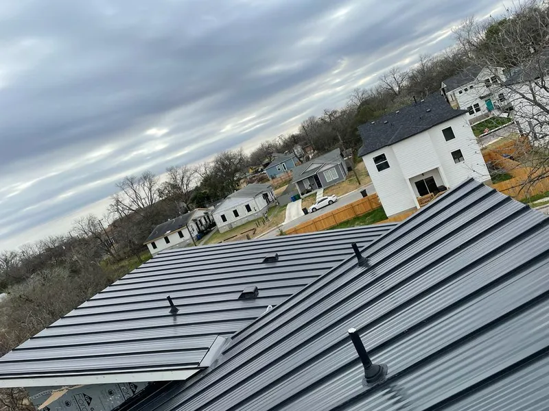 Standing seam metal roof panels with vents for Skylight Repair in Eastman